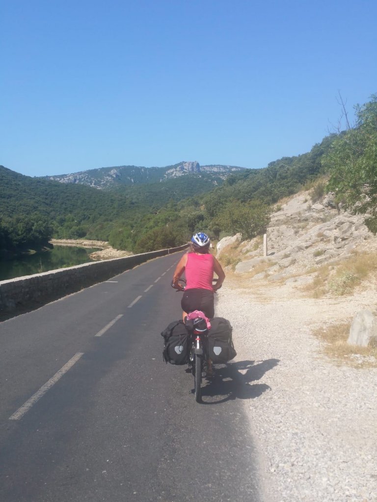 Fietsen in een prachtige omgeving 