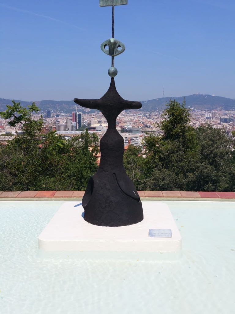 Museum Miro uitzicht op de stad